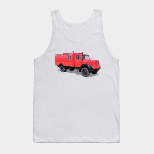 Old Fire Truck Tank Top